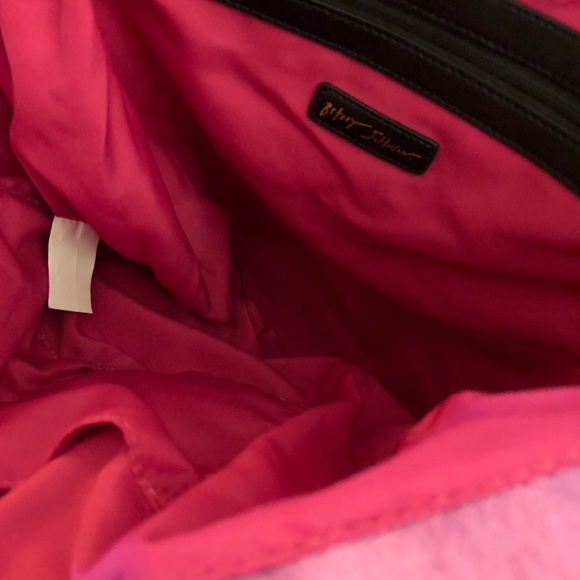 Betsey Johnson Pillow Talk Purple Multicolored Floral Oversized Tote NWT - Picture 12 of 12